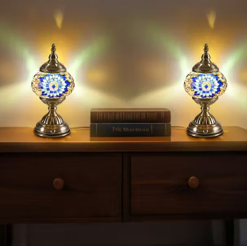 Lampe vintage style turque fait main commende 