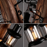 Lampes plafonnier rétro bois - Vignette | StyleVintage™ 