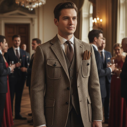  Long blazer homme vintage cérémonie 