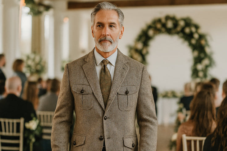 Long blazer homme vintage mariage 