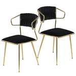 Lot de 2 chaises de salle à manger rétro - Vignette | StyleVintage™ 