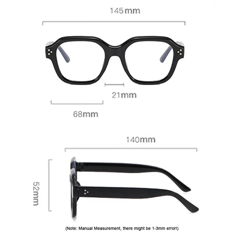 Lunette de vue homme vintage taille