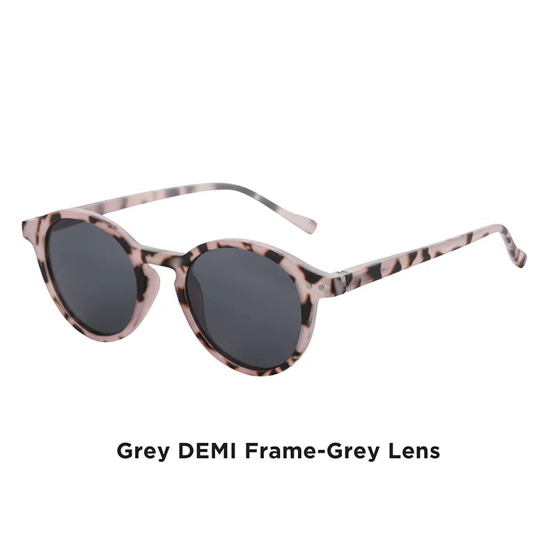 Lunettes de soleil rétro léopard clair