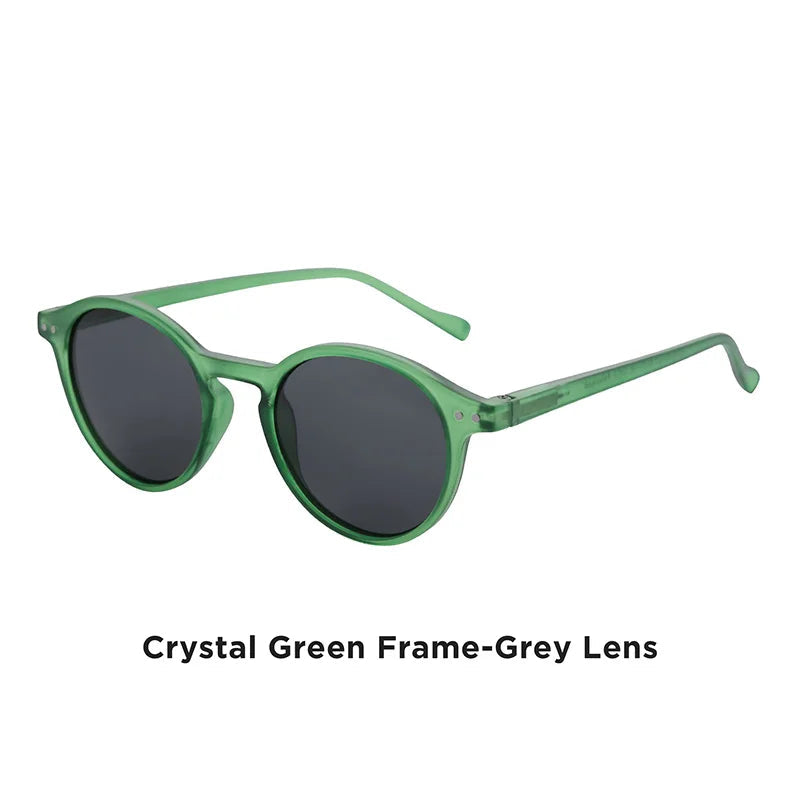 Lunettes de soleil rétro vert