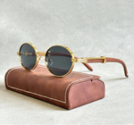 Lunettes design bois vintage - Vignette | StyleVintage™ 