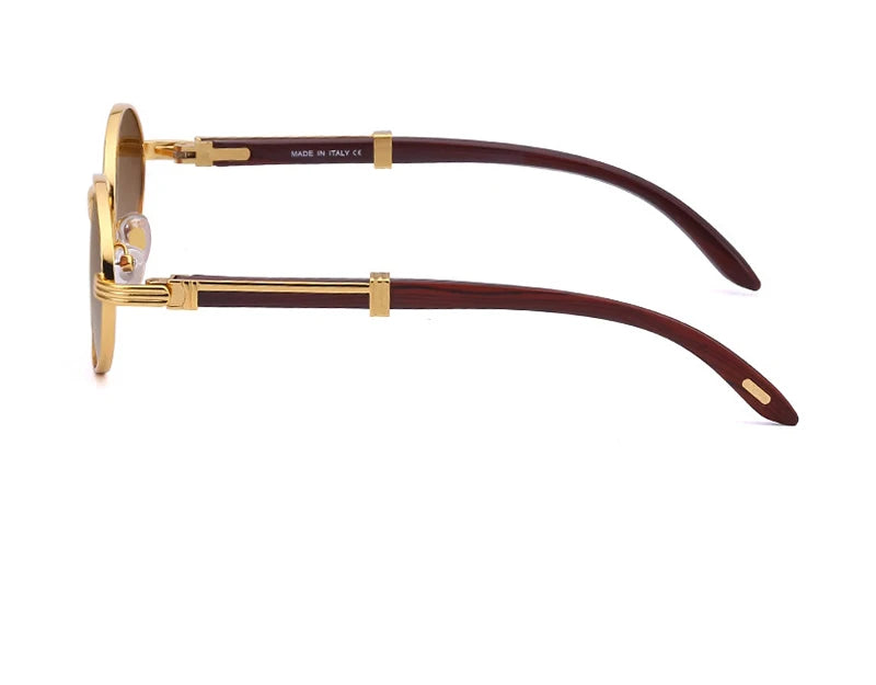 Lunettes design bois vintage coté  