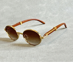 Lunettes design bois vintage - Vignette | StyleVintage™ 