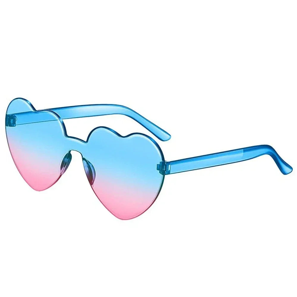 Lunettes love vintage bleu