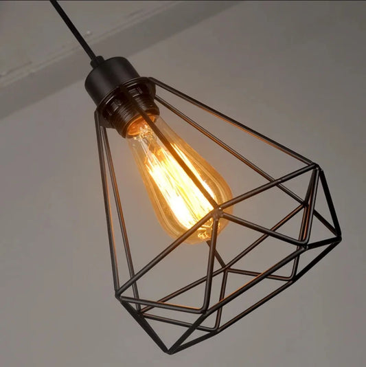 Lustre industriel vintage
