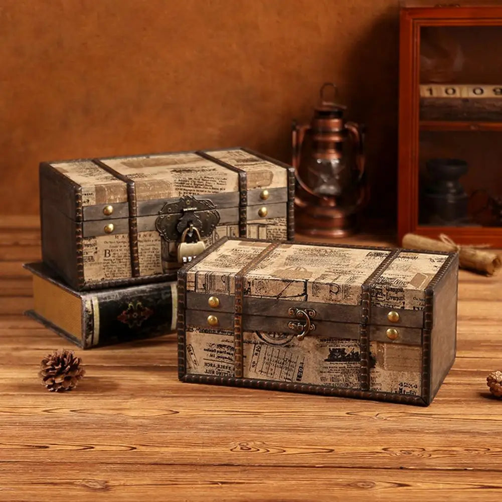 Malle de rangement vintage