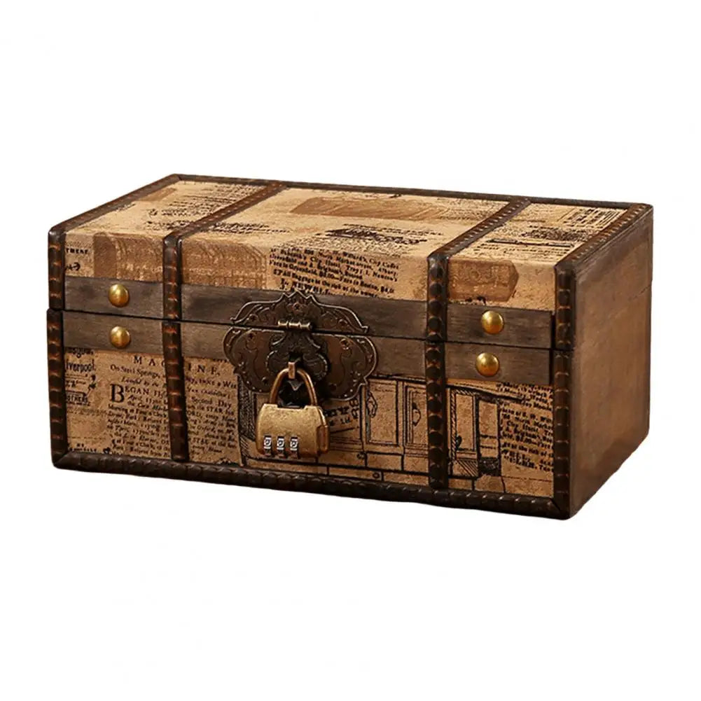 Malle de rangement vintage code