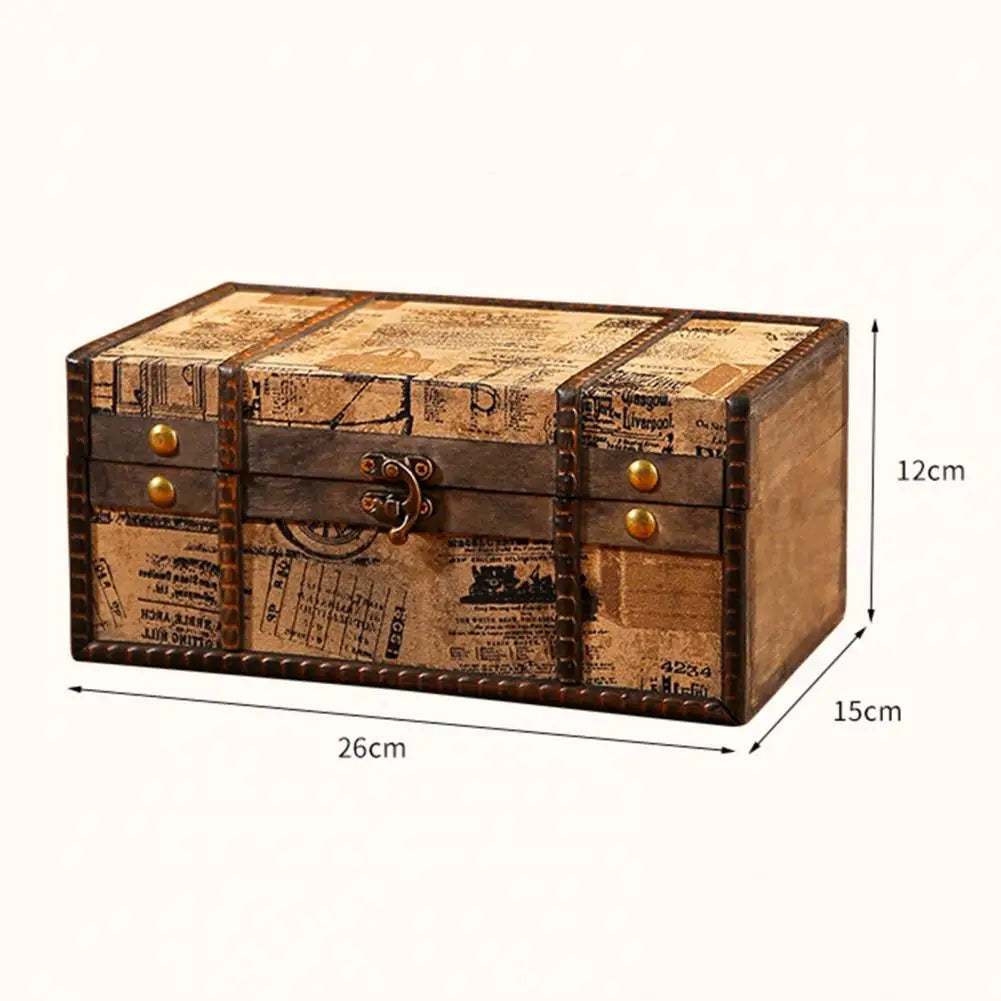Malle de rangement vintage taille