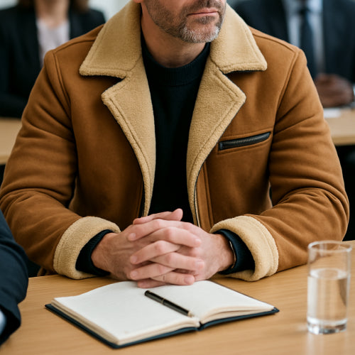 Manteau hiver homme vintage cahier 