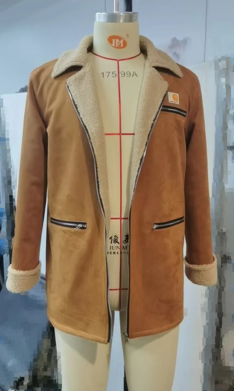 Manteau hiver homme vintage  marron 