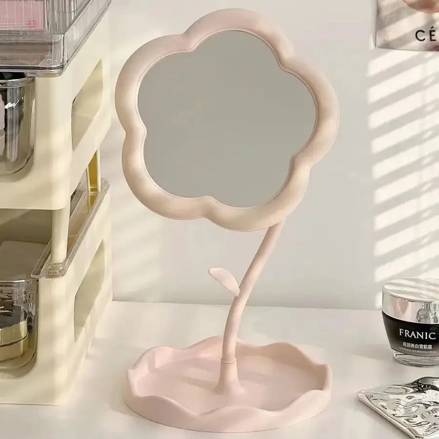 Miroir art déco vintage rose