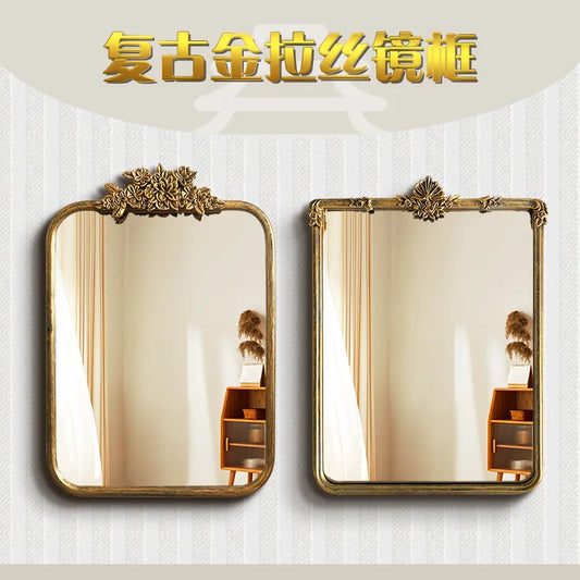 Miroir de maquillage vintage style français