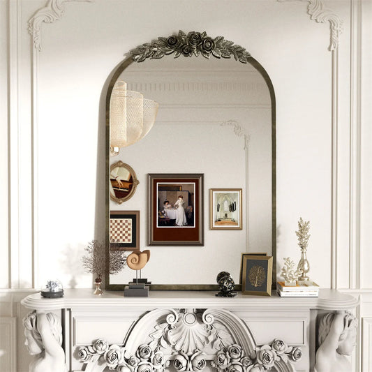 Miroir industriel vintage