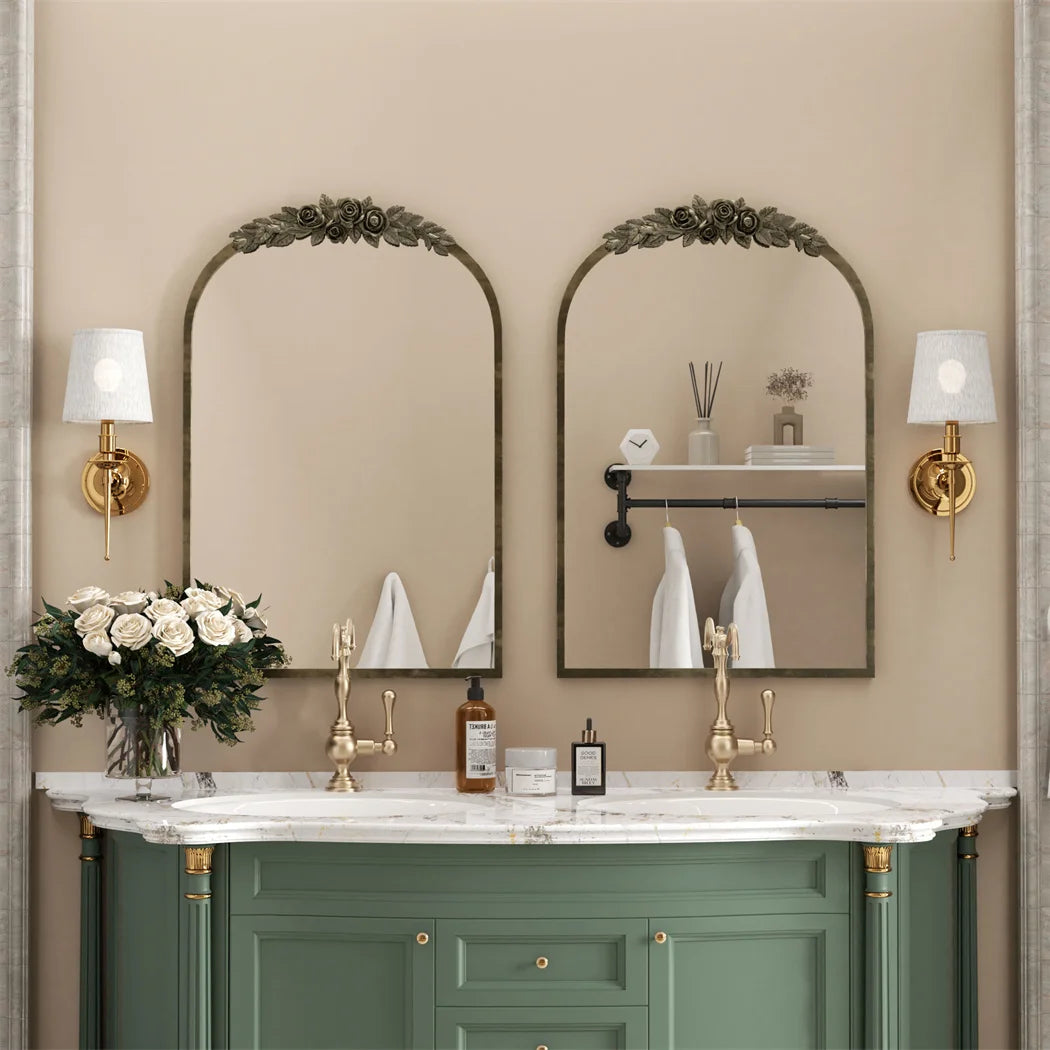 Miroir industriel vintage salle de bain