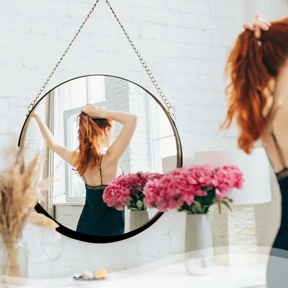 Miroir salle de bain vintage mannequin