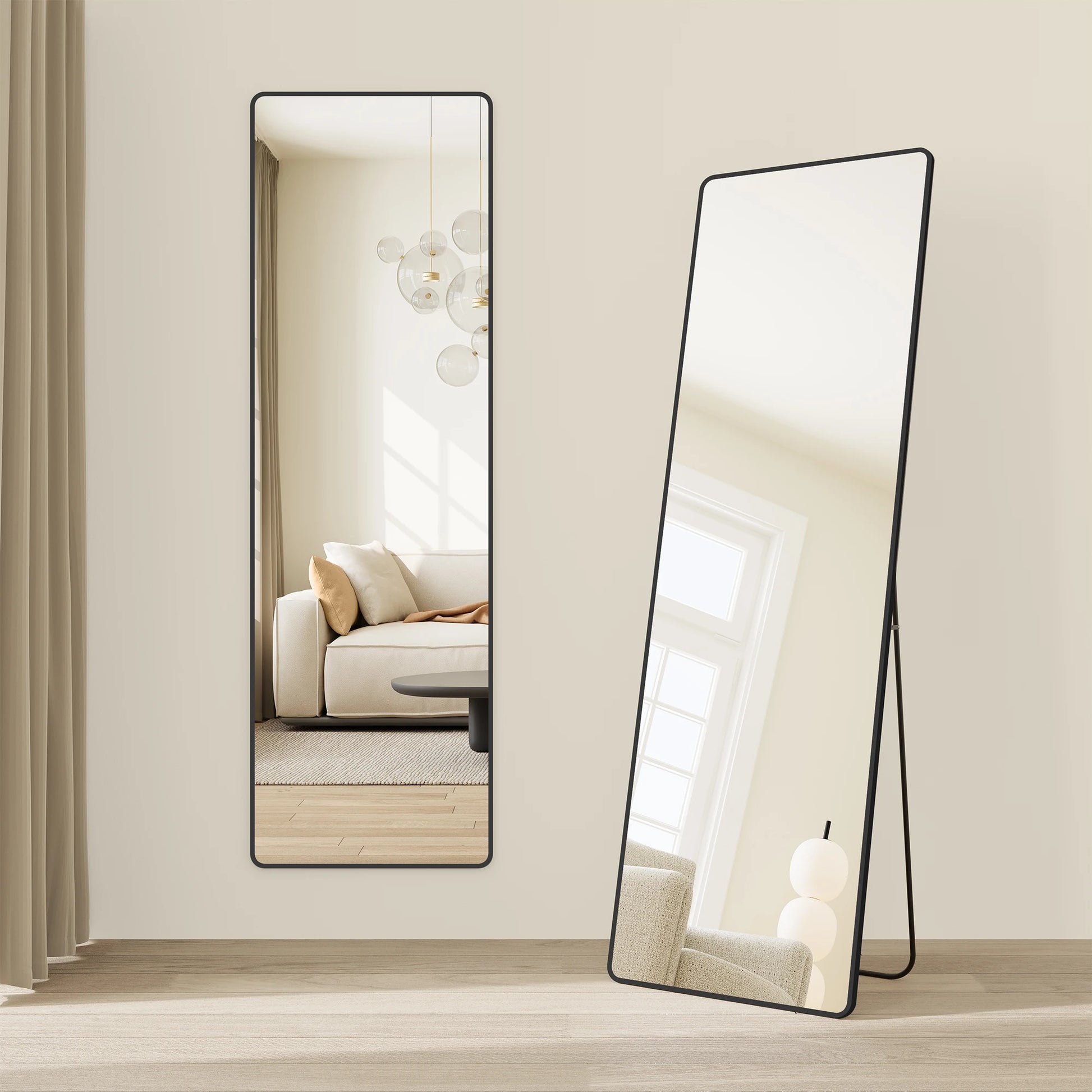 Miroir sur pied vintage