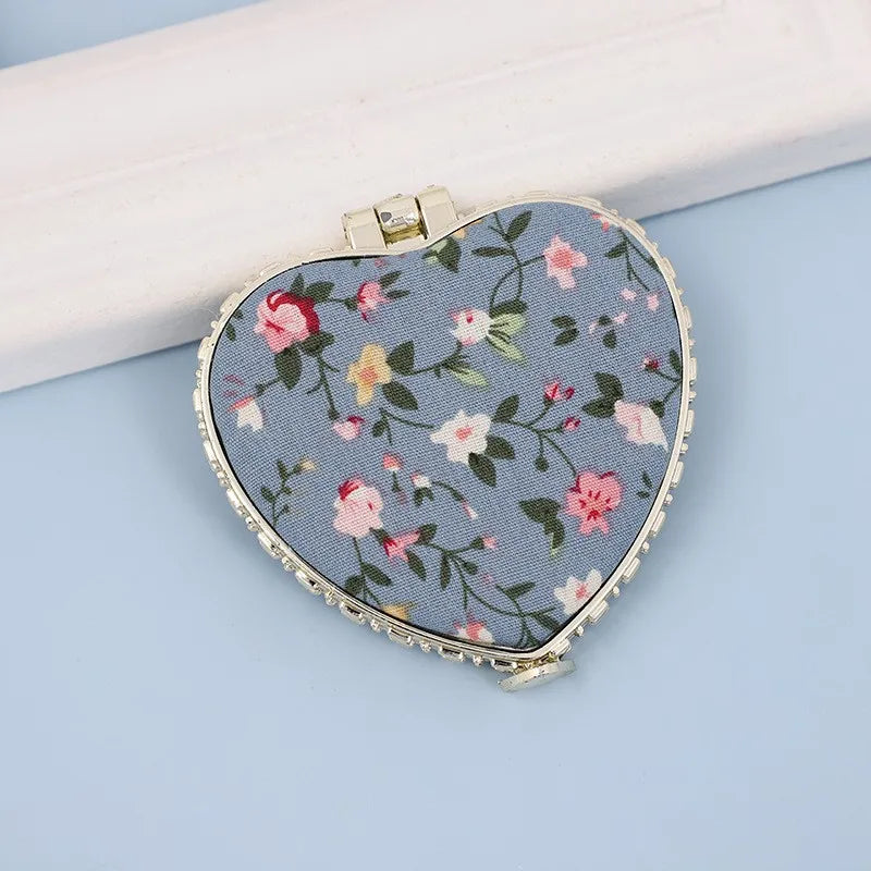 Miroir vintage année 50 love bleu