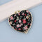 Miroir vintage année 50 love noir