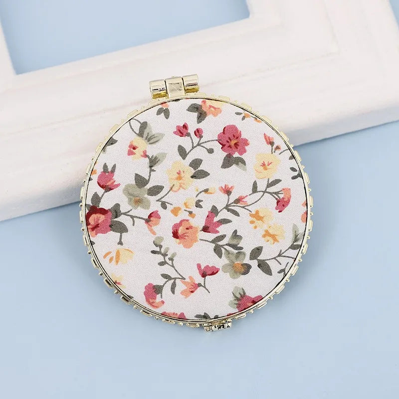 Miroir vintage année 50 rond blanc