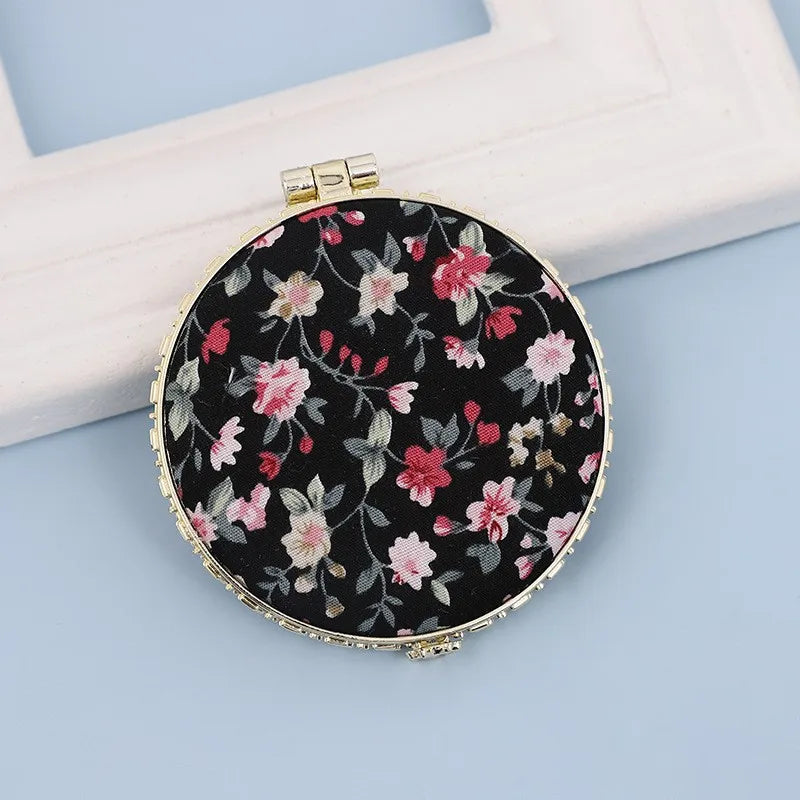 Miroir vintage année 50 rond noir