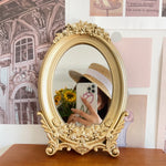Miroir vintage doré - Vignette | StyleVintage™ 