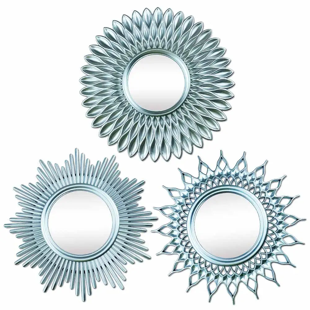 Miroir vintage soleil gris