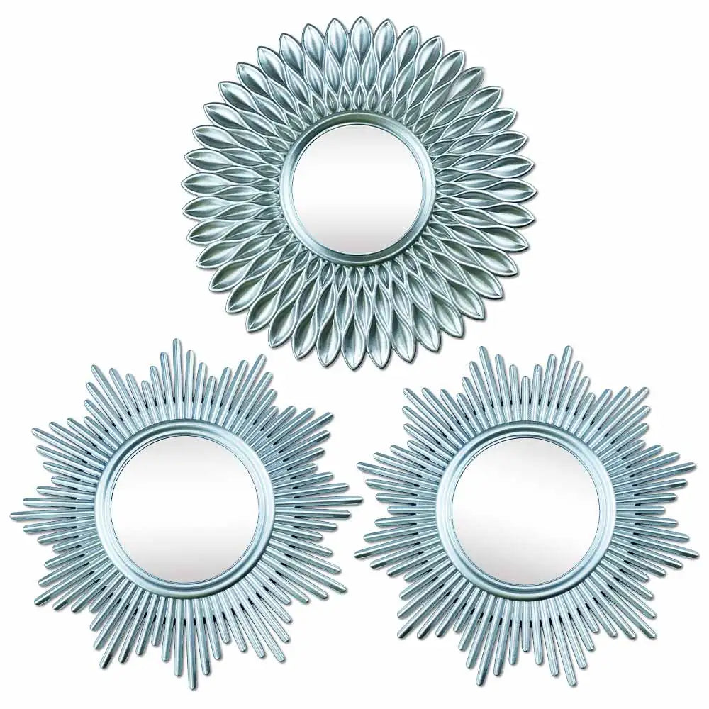 Miroir vintage soleil rond