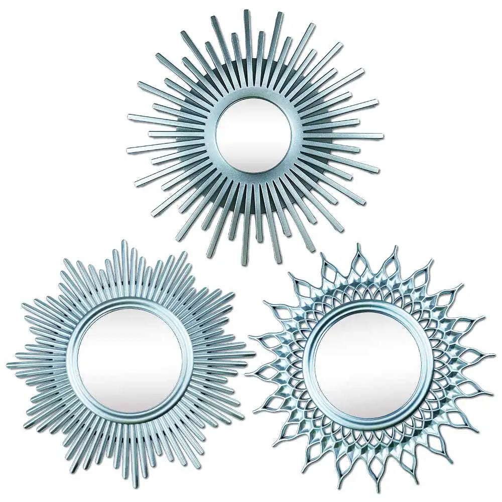 Miroir vintage soleil silver