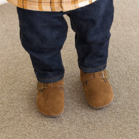 Mocassin antidérapant enfant jean
