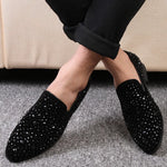 Mocassin homme vintage avec strass - Vignette | StyleVintage™ 