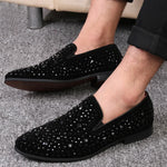 Mocassin homme vintage avec strass - Vignette | StyleVintage™ 