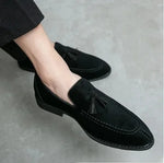 Mocassin vintage homme en daim - Vignette | StyleVintage™ 