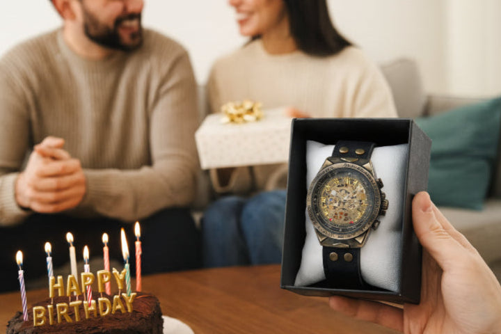 Montre automatique vintage cadeau 