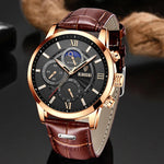 Montre en cuir homme vintage - Vignette | StyleVintage™ 