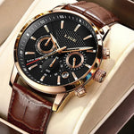 Montre en cuir homme vintage - Vignette | StyleVintage™ 