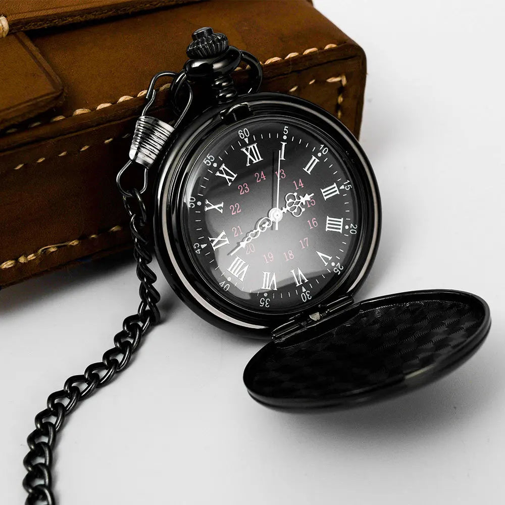 Montre vintage gousset fond blanc