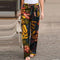Pantalon hippie vintage jaune