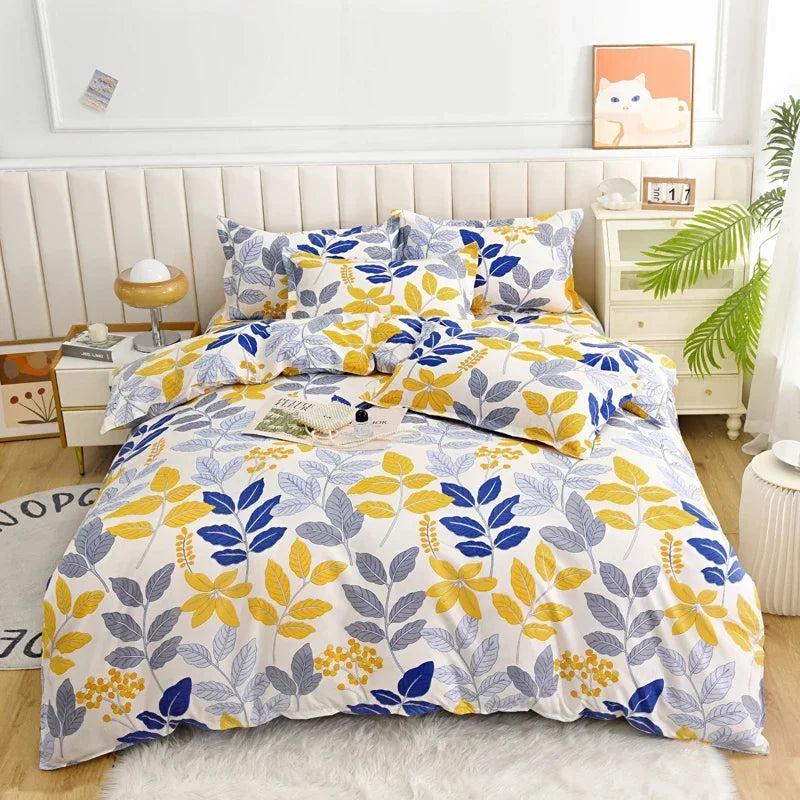Parure de lit vintage multi fleur