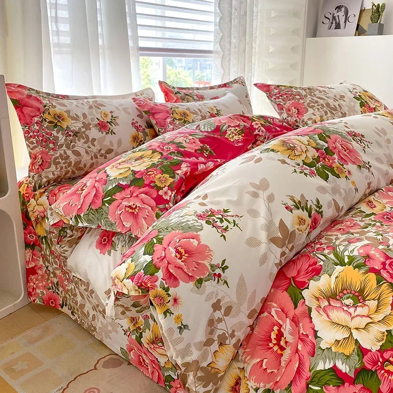 Parure de lit vintage coussin