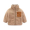 Polaire vintage enfant marron