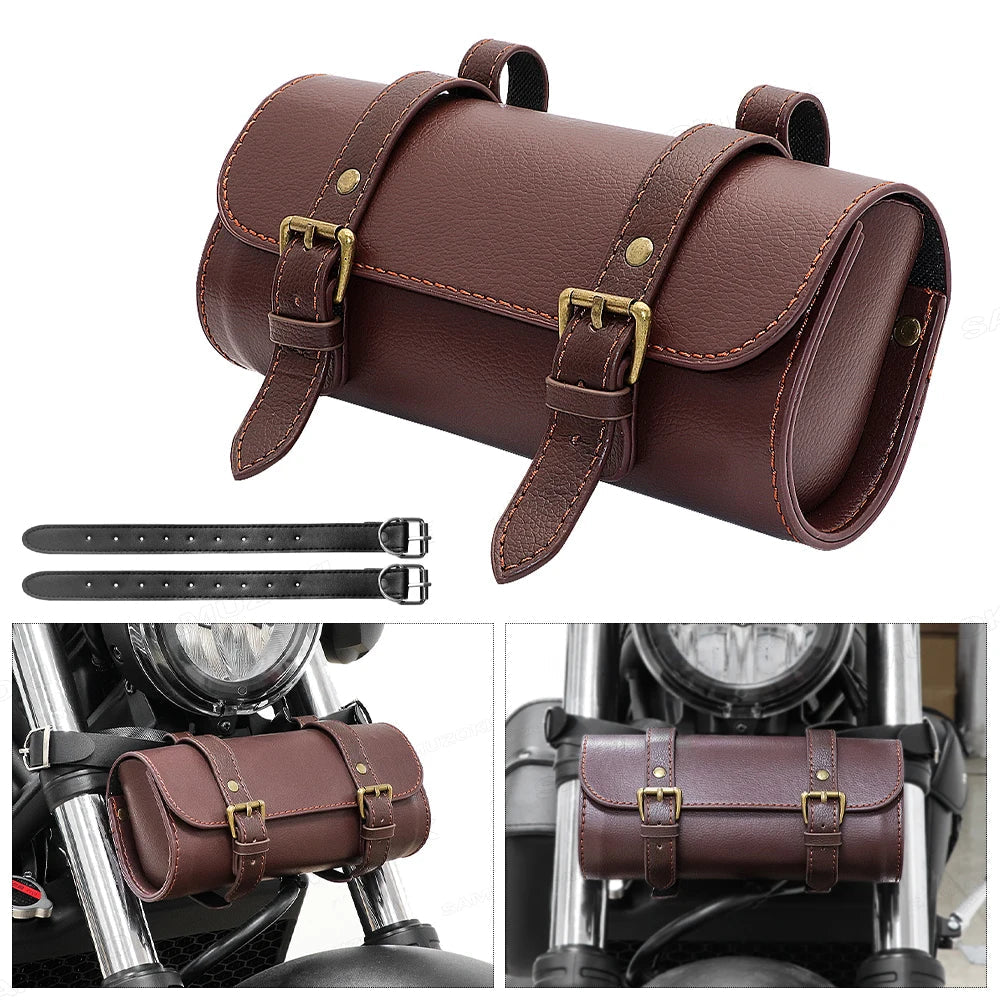 Porte Bagage Moto marron