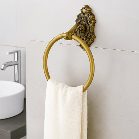 Porte serviette vintage lavabo