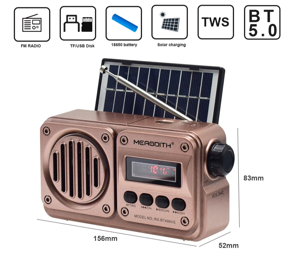 Radio haut parleur vintage fonction