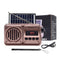 Radio haut parleur vintage fond blanc