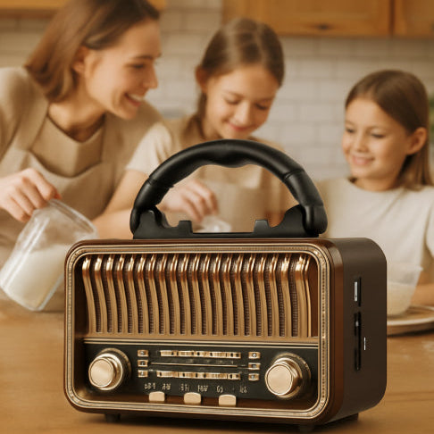 Radio rétro vintage filles