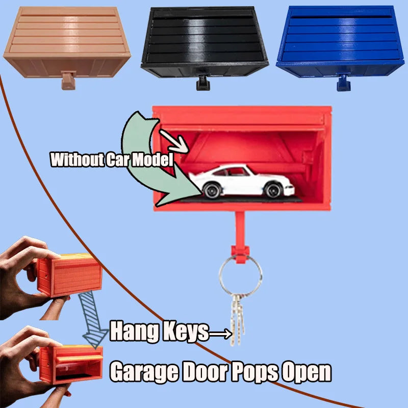 Rangement murale clé vintage rouge main